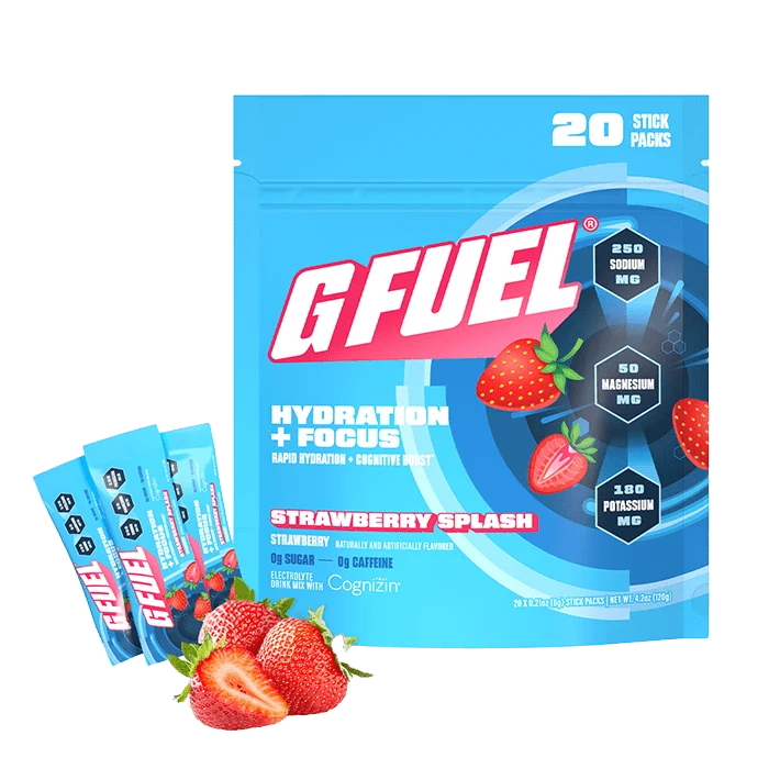 Strawberry Splash Hydration + Focus Pack